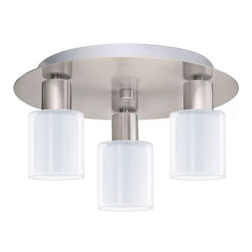Eglo - Plafoniera LED MY CHOICE 3xE14/4W/230V cromo opaco/bianco