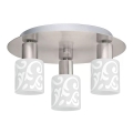 Eglo - Plafoniera LED MY CHOICE 3xE14/4W/230V cromo opaco/bianco
