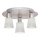 Eglo - Plafoniera LED MY CHOICE 3xE14/4W/230V cromo opaco/color crema