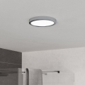 Eglo - Plafoniera LED per bagno 11,5W/230V 2700/4000/6500K Ø 21,1 cm IP44 cromo lucido