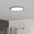 Eglo - Plafoniera LED per bagno/14,2W/230V 2700/4000/6500K Ø 27,8 cm IP44 cromo lucido