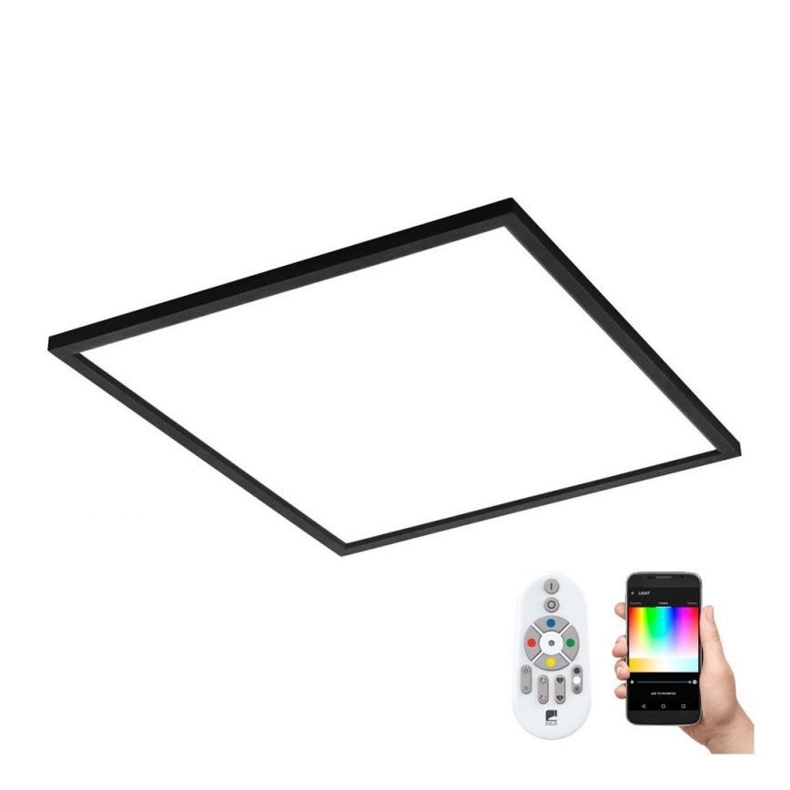Eglo - Plafoniera LED RGB dimmerabile SALOBRENA-C LED/30,5W/230V + telecomando