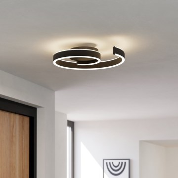 Eglo - Plafoniera LED RGBW dimmerabile a soffitto LED/37W/230V 3000-6500K nero
