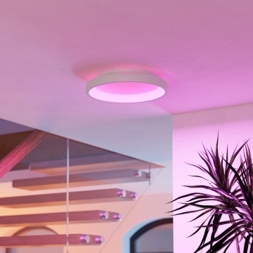 Eglo - Plafoniera LED RGBW dimmerabile LED/19,6W/230V 2700-6500K diam. 35 cm bianco