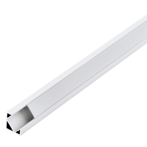 Eglo - Profilo angolare per strisce LED 18x18x2000 mm