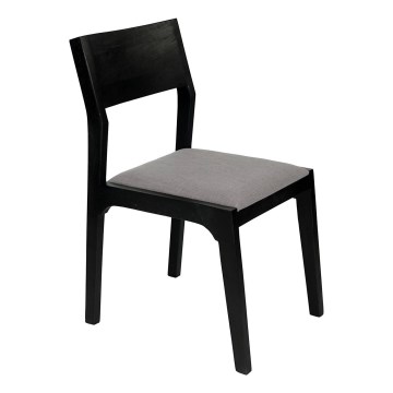 Eglo - Sedia da pranzo 84x55 cm nera/grigia