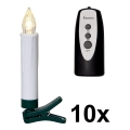 Eglo -SET 0x Illuminazione LED per albero di Natale 1xLED/0,06W/1xAA IP44 + TC