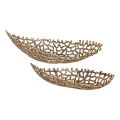 Eglo - SET 2x Vassoio decorativo 44/61 cm oro