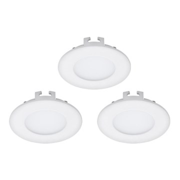 Eglo - SET 3pz Lampada LED da incasso FUEVA 1 1xLED/2,7W/230V