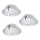 Eglo - SET 3pz Lampada LED da incasso PINEDA 1xLED/6W/230V