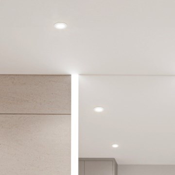 Eglo - Set 3x faretti LED da incasso per bagno 1x GU10/4,5W/230V IP44 bianco