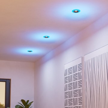 Eglo - SET 3x LED RGBW Lampada da incasso dimmerabile per bagni 3xLED/3,8W/230V 2700-6500K IP44 + telecomando
