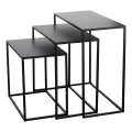 Eglo - SET 3x Tavolino nero