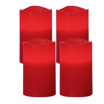 Eglo - SET 4x decorazioni natalizie LED/0,066W/3xAAA rosse