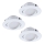 Eglo - Set da 3 faretti dimmerabili a LED da incasso PINEDA 5,5W/230V