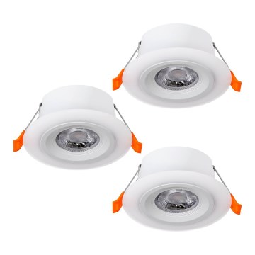 Eglo - Set da 3 faretti LED da incasso LED/4,8W/230V bianco