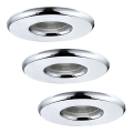 Eglo - Set da 3 lampade da bagno LED IGOA LED/3,3W/230V IP44