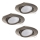 Eglo - Set di 3 faretti da incasso LED TEDO 1x GU10-LED/5W/230V