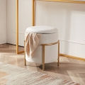 Eglo - Sgabello 46x41 cm bianco/oro
