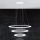 Eglo - Sospensione LED dimmerabile a cavo LED/45W/230V + LED/33W + LED/19,5W