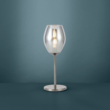 Eglo Stars of Light - Lampada da tavolo 1xE27/60W/230V nero/fumé