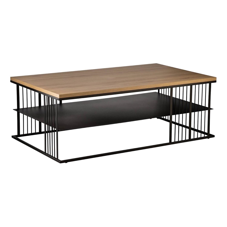 Eglo - Tavolino 36x100 cm marrone/nero