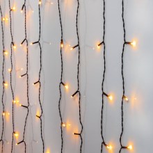 Eglo - Tenda natalizia LED da esterno 120xLED 2m IP44 bianco caldo