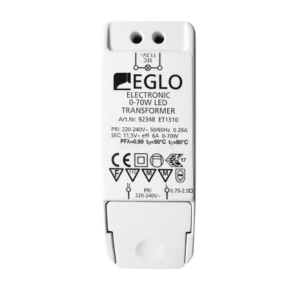 Eglo - Trasformatore elettrico 70W/230V/11.5V AC