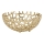 Eglo - Vassoio decorativo diametro 20,5 cm oro
