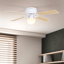 Eglo - Ventilatore da soffitto 1xE27/60W/230V bianco