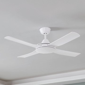 Eglo - Ventilatore da soffitto 52W/230V con telecomando bianco