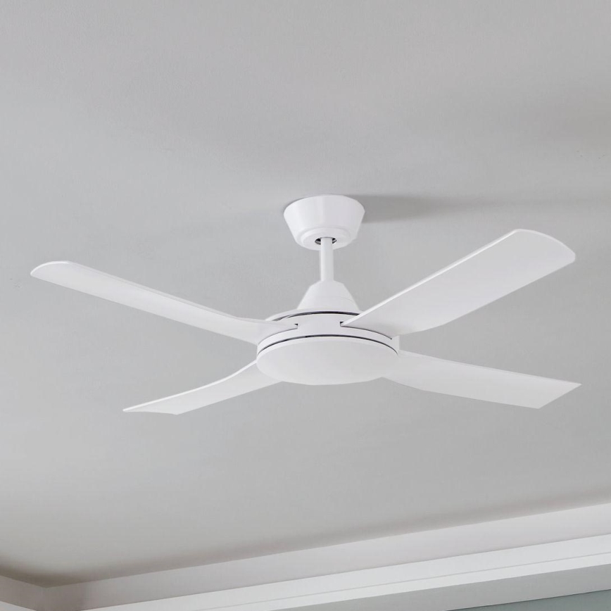 Eglo - Ventilatore da soffitto 52W/230V con telecomando bianco