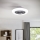 Eglo - Ventilatore da soffitto dimmerabile a LED 3xLED/12,6W/230V 2700-6500K diametro 55 cm grigio + telecomando