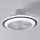 Eglo - Ventilatore da soffitto dimmerabile a LED LED/25,5W/230V bianco/grigio 2700-6500K + telecomando