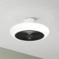 Eglo - Ventilatore da soffitto dimmerabile LED/25,5W/230V bianco/nero + telecomando