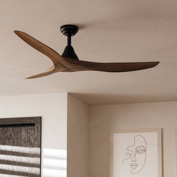 Eglo - Ventilatore da soffitto Ø 132 cm marrone + telecomando
