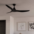 Eglo - Ventilatore da soffitto Ø 132 cm nero + telecomando