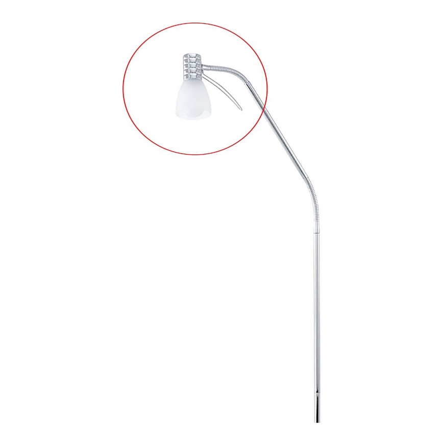 Eglo - Vetro di ricambio per lampada da terra PRINCE bianco
