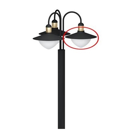 Eglo - Vetro di ricambio per lampada e nástěnnému svítidlu SIRMIONE diametro 19 cm
