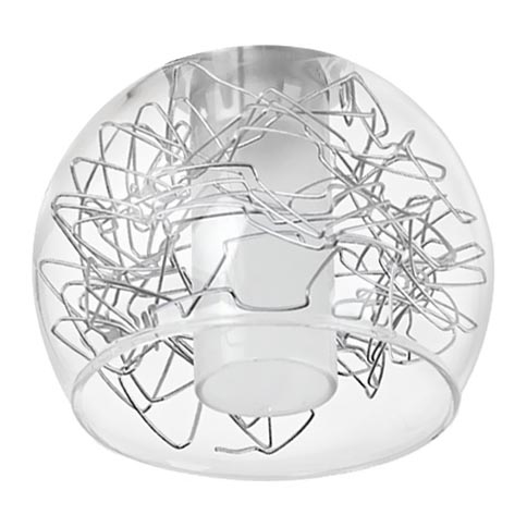 Eglo - Vetro di ricambio per lampade a parete e a soffitto BASENTO diametro 9 cm