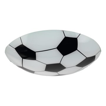 Eglo - Vetro di ricambio per plafoniera TABARA E27 diametro 25 cm pallone da calcio