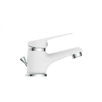 Eisl NI075SCR - Rubinetto per lavabo SPEED bianco/cromato lucido