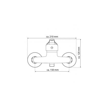 Eisl NI168CR - Miscelatore per doccia GRANDE VITA CLASSIC cromo lucido