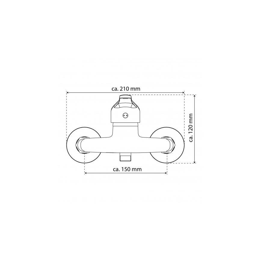 Eisl NI168CR - Miscelatore per doccia GRANDE VITA CLASSIC cromo lucido