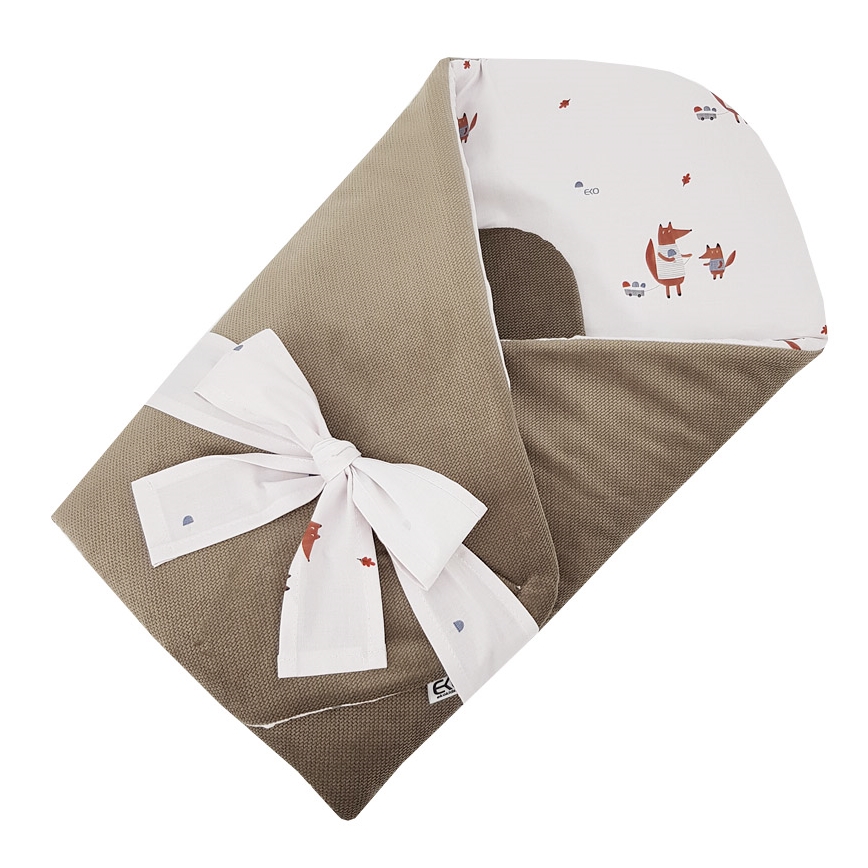 EKO - Coperta fasciante in cotone FOX 75x75 cm