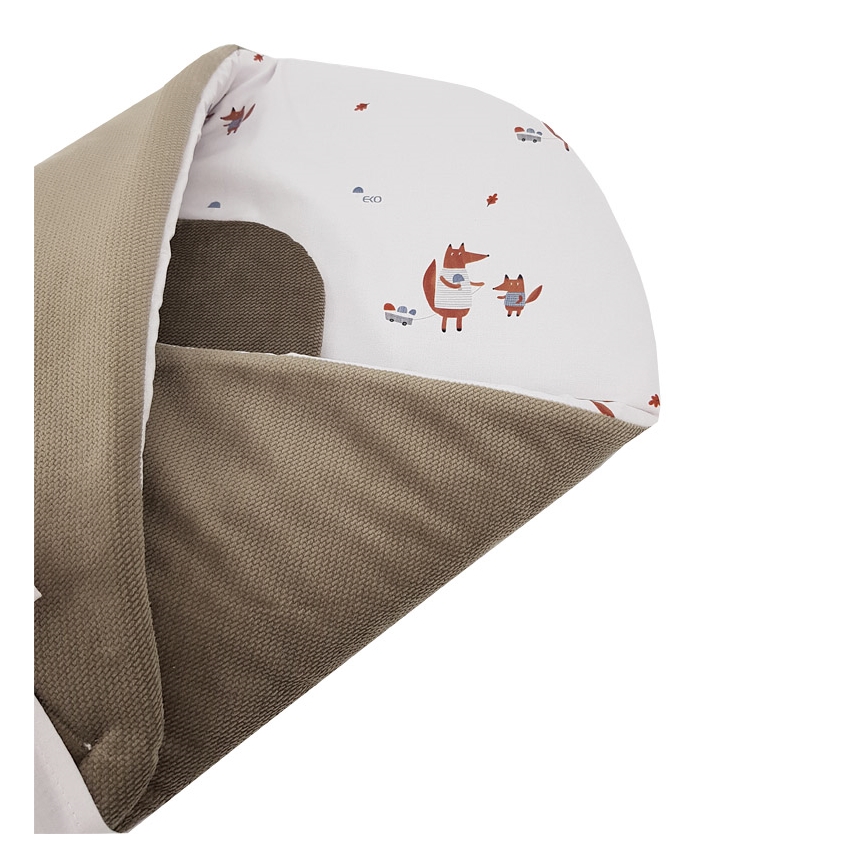 EKO - Coperta fasciante in cotone FOX 75x75 cm