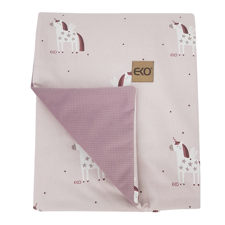 EKO - Coperta in cotone UNICORNO 100x80 cm
