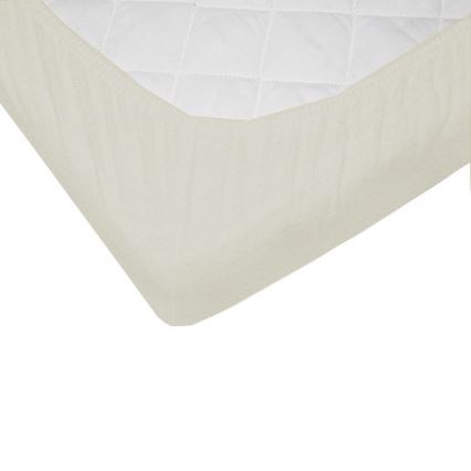 EKO - Telo impermeabile con elastico JERSEY 120x60 cm beige