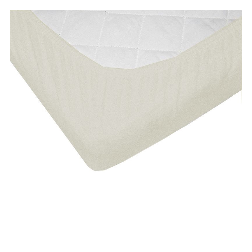 EKO - Telo impermeabile con elastico JERSEY 120x60 cm beige