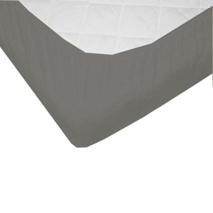 EKO - Telo impermeabile con elastico JERSEY 120x60 cm grigio